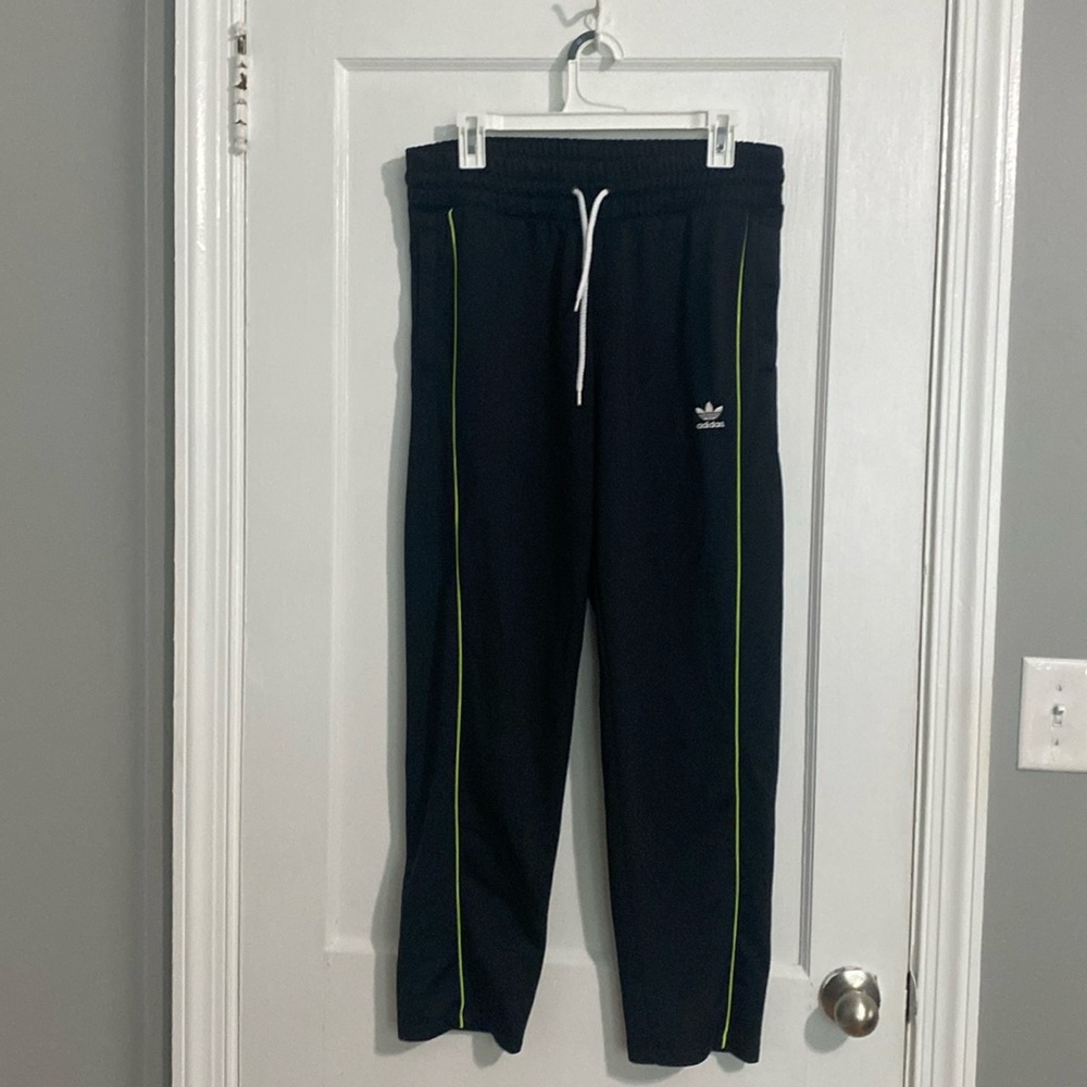 Adidas high water Black Track Pants size Large